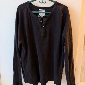 Lucky Brand Black Thermal Shirt